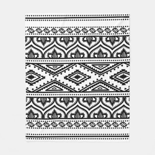 Ontwerp van het etnische patroon fleece deken (Voorkant)