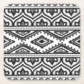 Ontwerp van het etnische patroon kartonnen onderzetters (Voorkant)