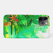 Ontwerp van het exotische bos Case-Mate iPhone case (Achterkant (horizontaal))