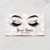 Ontwerp van het Eyelash-logo Visitekaartje (Voorkant)