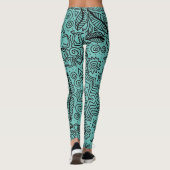 Ontwerp van het Florence-patroon Leggings (Achterkant)