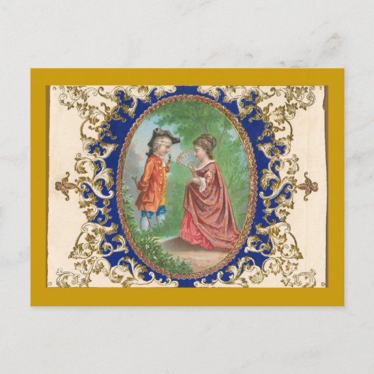  ontwerp van het Franse Briefkaart (Voorkant)