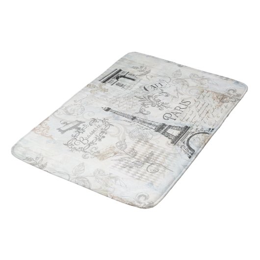 Ontwerp van het gemeentecollage in Parijs Bath mat (Gekanteld)