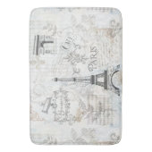 Ontwerp van het gemeentecollage in Parijs Bath mat (Voorkant Verticaal)