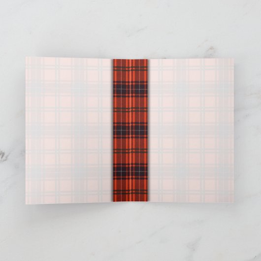 Ontwerp van het Geruite Schotse wollen stof van Kaart (Binnen)