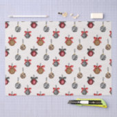 Ontwerp van het gevarieerpatroon voor kerstversier tissuepapier (Craft)