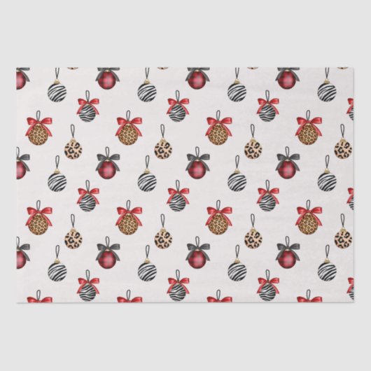 Ontwerp van het gevarieerpatroon voor kerstversier tissuepapier (Voorkant)