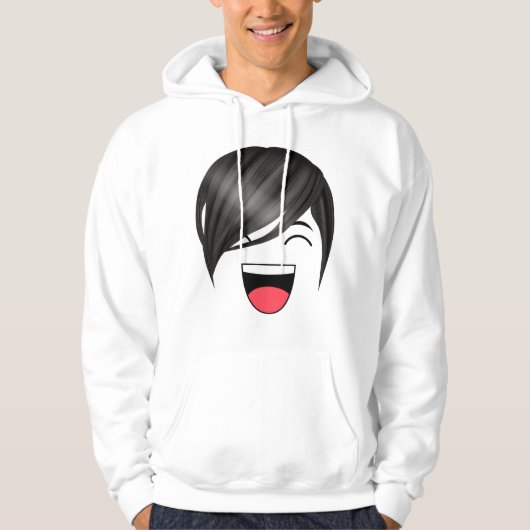 ONTWERP VAN HET GEZICHTSPATROON HOODIE (Voorkant)