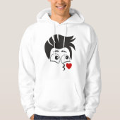 ONTWERP VAN HET GEZICHTSPATROON HOODIE (Voorkant)