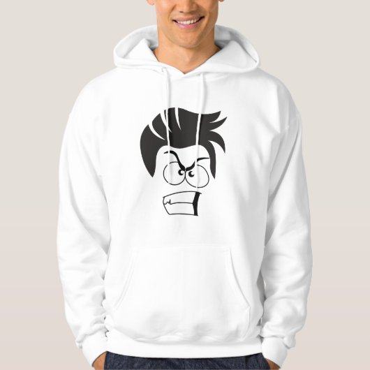 ONTWERP VAN HET GEZICHTSPATROON HOODIE (Voorkant)