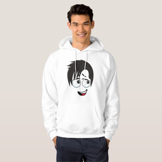 ONTWERP VAN HET GEZICHTSPATROON HOODIE (Voorkant volledig)