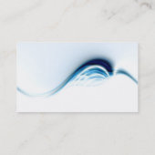 ontwerp van het golfvormige visitekaartje (Achterkant)