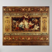 Ontwerp van het gordijn in de opera van Dresden Poster (Voorkant)