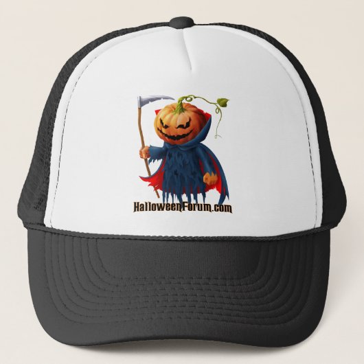 Ontwerp van het Halloween Forum 2010 - Licht Trucker Pet (Voorkant)