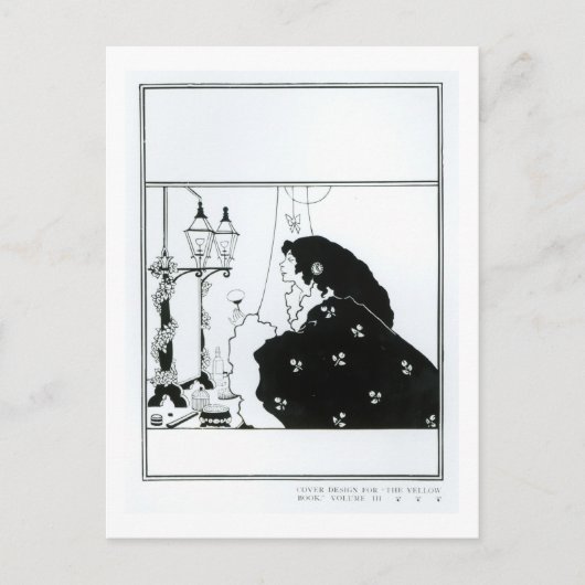 Ontwerp van het Hoesje voor "The Yellow Book", boe Briefkaart (Voorkant)