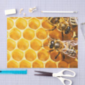 Ontwerp van het Honingraat- en bijenpatroon Tissuepapier (Craft)