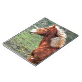 Ontwerp van het jongste palomino Colt Horse-lover Notitieboek (Linkerzijde)
