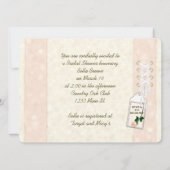 ontwerp van het kant-en-Vrijgezellenfeest Kaart (Achterkant)