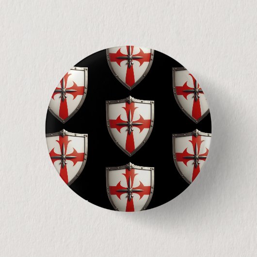 ontwerp van het kruisrichterschild ronde button 3,2 cm (Voorkant)