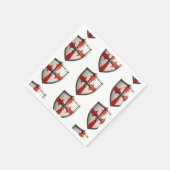 ontwerp van het kruisrichterschild servet (Hoek)