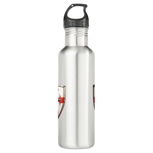 ontwerp van het kruisrichterschild waterfles  (Voorkant)