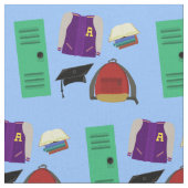 Ontwerp van het kunstmatig levenspatroon op school stof (Close Up)