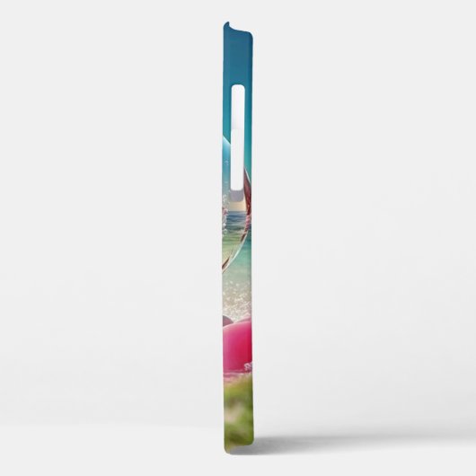 Ontwerp van het landschap met hart Case-Mate iPhone case (Achterkant / Links)