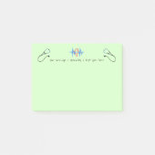 Ontwerp van het medisch recept/verpleegstation post-it® notes (Voorkant)