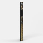 ontwerp van het metalen patroon - goudzilver Case-Mate iPhone case (Achterkant/rechts)
