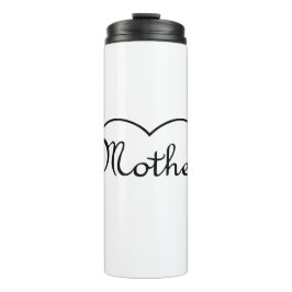 Ontwerp van het moederhart thermosbeker