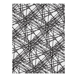 Ontwerp van het nesteffect van de zwarte lijn perfect poster