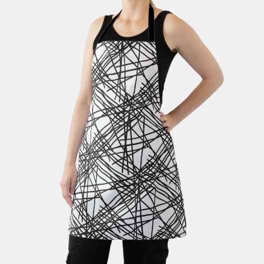 Ontwerp van het nesteffect van de zwarte lijn schort (Insitu)