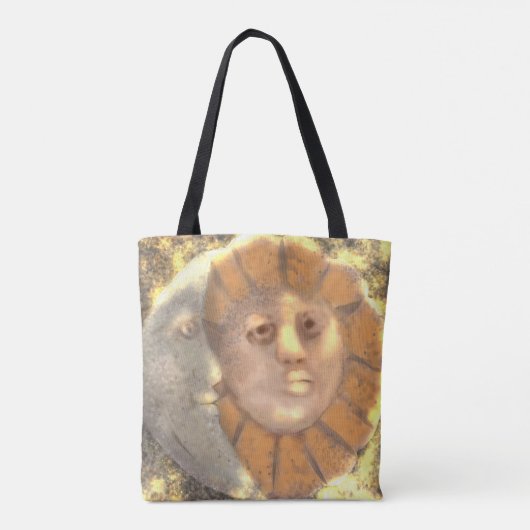 Ontwerp van het ON-symbool Relic Artwork Tote Bag (Achterkant)
