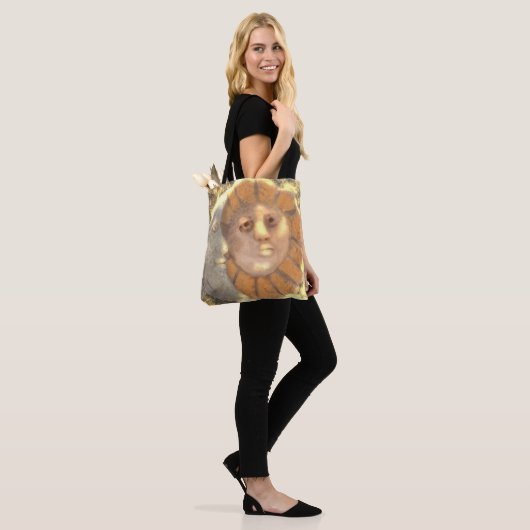 Ontwerp van het ON-symbool Relic Artwork Tote Bag (Op model)