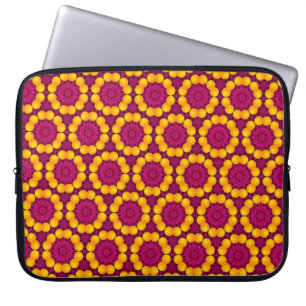 ontwerp van het patroon door herhaling van de geom laptop sleeve