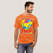 Ontwerp van het patroon van het hart t-shirt (Voorkant volledig)