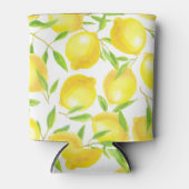 Ontwerp van het patroon van lemmetjes en bladeren blikjeskoeler (Voorkant)