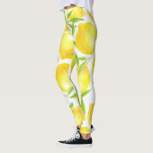 Ontwerp van het patroon van lemmetjes en bladeren leggings (Links)