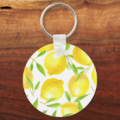 Ontwerp van het patroon van lemmetjes en bladeren sleutelhanger (Voorkant)