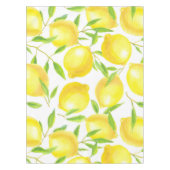 Ontwerp van het patroon van lemmetjes en bladeren tafelkleed (Voorkant)