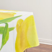 Ontwerp van het patroon van lemmetjes en bladeren tafelkleed (Voorbeeld)