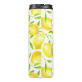 Ontwerp van het patroon van lemmetjes en bladeren thermosbeker (Achterkant)