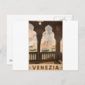 Ontwerp van het poster Venezia Briefkaart (Voorkant / Achterkant)