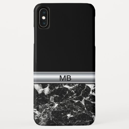 Ontwerp van het professionele monogram van de mann Case-Mate iPhone case (Achterkant)