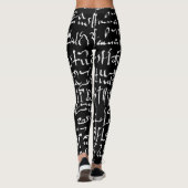Ontwerp van het Sanskrietmodel Leggings (Achterkant)