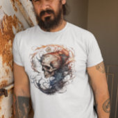 Ontwerp van het schedelTattoo T-shirt