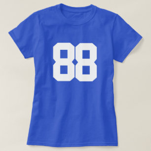 Ontwerp van het Shirt Aangepast nummer aanpassen 8