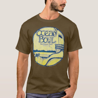 Ontwerp van het skateboard van de oceaankom t-shirt