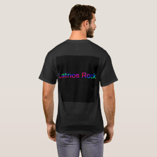 Ontwerp van het T-shirt "Latinos Rock Heritage"