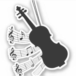 Ontwerp van het thema Violent muziek Sticker